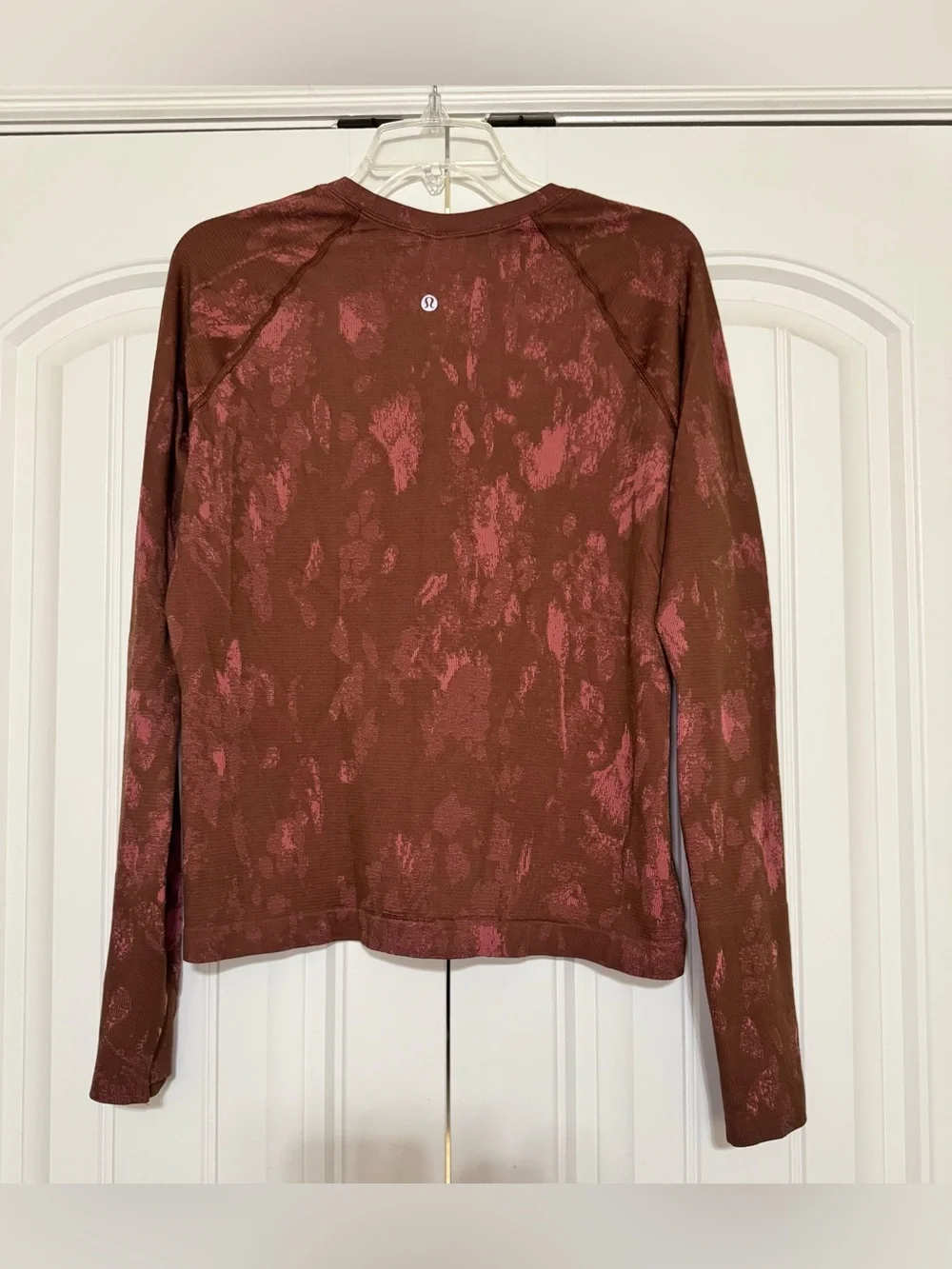 Lululemon Swiftly Tech Long Sleeve Shirt Race Length Roasted Brown / Brier Rose - Picture 8 of 14